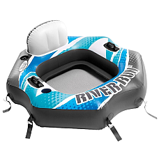 INTEX Scaun plutitor gonflabil "River Run Connect Lounge", 130 x 126 cm, până la 100 kg