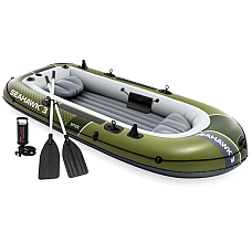INTEX Barca gonflabilă “Seahawk 3” cu vâsle și pompă, 295x137x43cm, până la 360kg