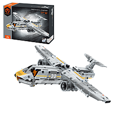 Set de construcție iM Master Mechanical Master - „Avion militar”, 329 piese