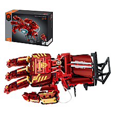 Set de construcție iM Master Mechanical Master „Mănușa Iron Man”, 1099 piese