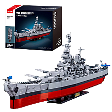 Set de construcție "Navă militară", scara 1:350, 1739 elem.