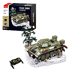 Set de construcție "Tanc Т-34", scara 1:35, cu telecomandă, 873 elem.