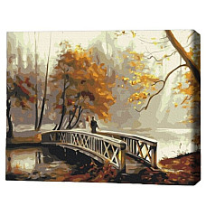 Pictură pe numere 40х50 cm (fără cutie) – Ceață de toamnă.