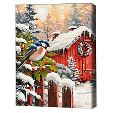 Pictură pe numere 40*50 cm (în cutie) – Decorațiunile naturii.
