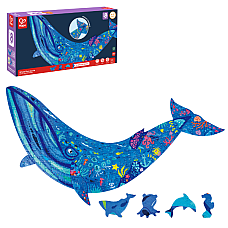 Puzzle de podea „Balena cu cocoașă”, 200 elem.