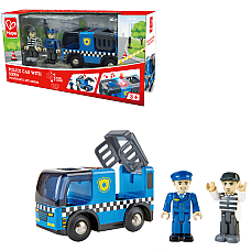 Mașină de poliție cu sirenă..