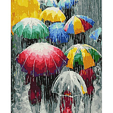 Pictură pe numere 40х50 cm (în cutie) - Vopsele
