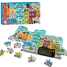 Puzzle Orașul animat..