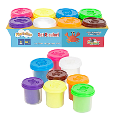 Set 8 culori plastilină – Plastelin..