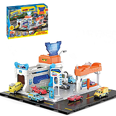 Set de joacă „Spălătorie auto cu centru de service”