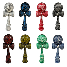 Joc de îndemânare Kendama, 18 x 6 x 7 cm, 8 modele