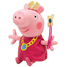 Purcelușa Peppa – Prințesă 15 cm (Beanie Babies)