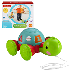 Fisher-Price Каталка на веревке "Ученая черепашка"