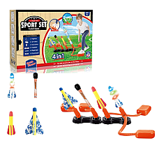 Set sportiv "Joc cu rachete" 4în1