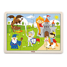 Puzzle din lemn “Poveste” 16 elem...