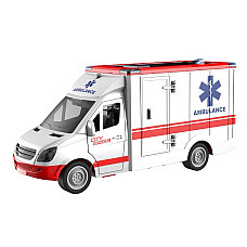 1:16 Ambulanță cu fricțiune (lumini..