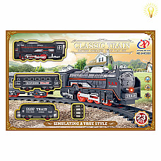 Jucărie tren CLASSIC TRAIN, 23 elem..