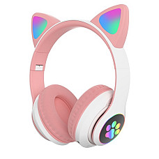 Căști Bluetooth Cat Ear (urechi lum..