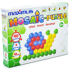 Set de joc  „Mozaică-puzzle” 40 ele..