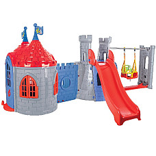 Castel cu tobogan și leagăne (dispo..