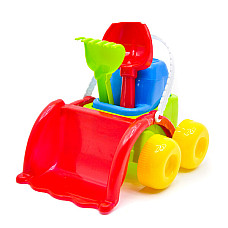 Mașinuță și set de nisip „Bebik” în..