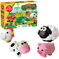 Set cu plastilină de modelat PLAY D..