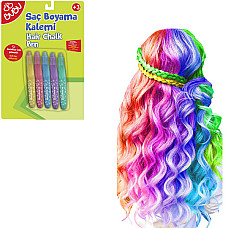 Set cretă color pentru păr, 5 nuanț..