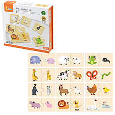 Joc logic de puzzle  „Mama și copil..