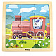 Puzzle din lemn „Locomotivă” 9 elem..