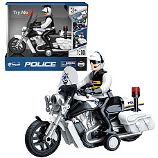 1:16 Polițist pe motocicletă (lumin..
