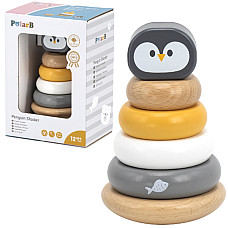 Piramidă din lemn „Pinguin”..