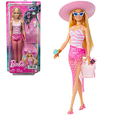 Set de joc Barbie „Plimbare pe plaj..