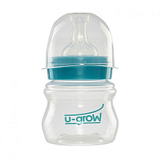 Biberon cu gât larg, 125 ml, +0 lun..
