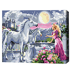 Pictură pe numere 40*50 cm (în cuti..