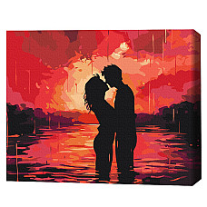 Pictură pe numere 40*50 cm (în cuti..