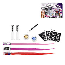 Set cosmetic pentru copii cu șuvițe..