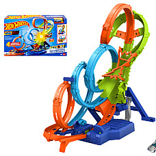 Set de Piste Hot Wheels Action 4-Lo..