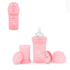 Biberon Anti-Colici, Roz Pastel, 26..