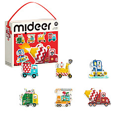 Primul Puzzle „Vehicule de Construc..