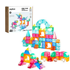 Set de construcție magnetic, 46 ele..
