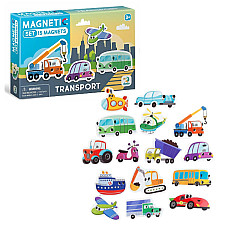Joc magnetic „Transport”, 15 elem...