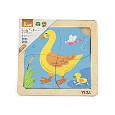 Mini-puzzle din lemn “Rața”..