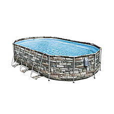 Piscina Power Steel Oval 610x366x12..