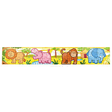 Set puzzle din lemn 4 în 1 „Jungla”..