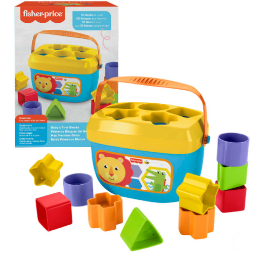 Fisher-Price Ведерко с кубиками "Яркое"