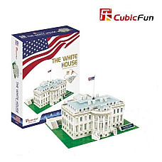 3D  Puzzle Casa albă, 64 de element..