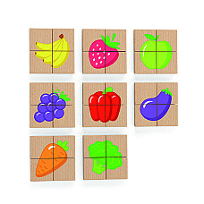 Puzzle-uri magnetice „Fructe” 32 el..