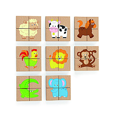 Puzzle-uri magnetice „Animale”32 el..