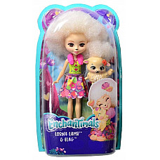 Papusa Enchantimals Lorna Lamb & Fl..