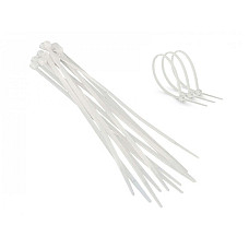 Colier plastic 300*3mm 100 buc. alb..